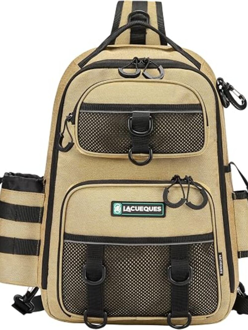 Lacueques Titisee Fishing Sling Backpack Khaki